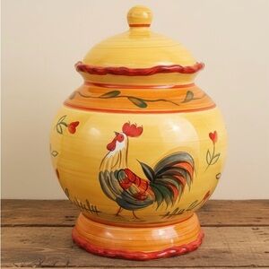 Vintage Rustic Farmhouse Chicken Cookie Jar by Young Heartfelt Kitchen Creations